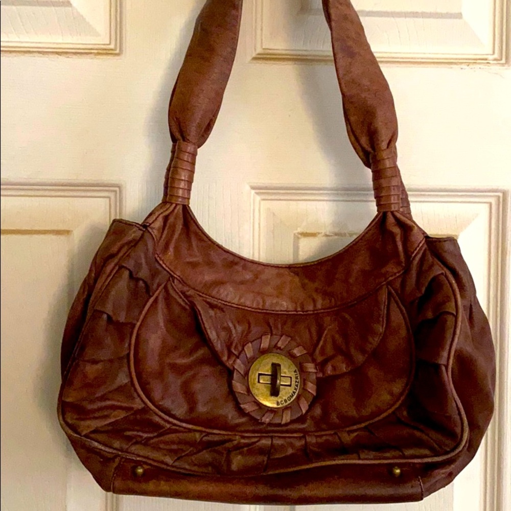 BCBGmaxazria brown leather purse